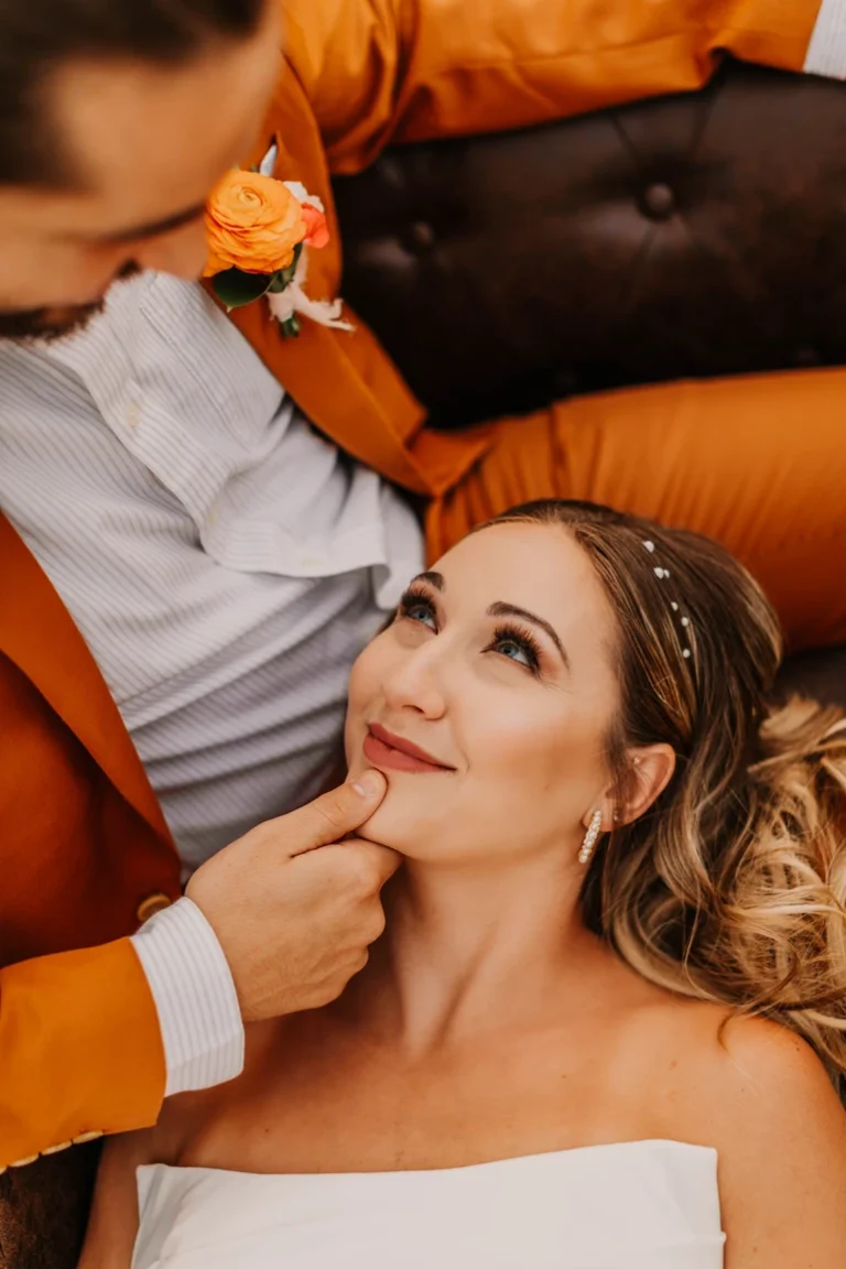 Bridal hair and makeup by Glam with Sam & Co.