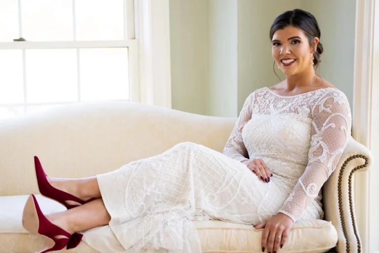 Bridal hair and makeup by Glam with Sam & Co.