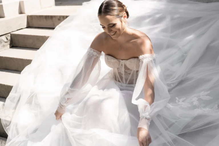 Bridal hair and makeup by Glam with Sam & Co.