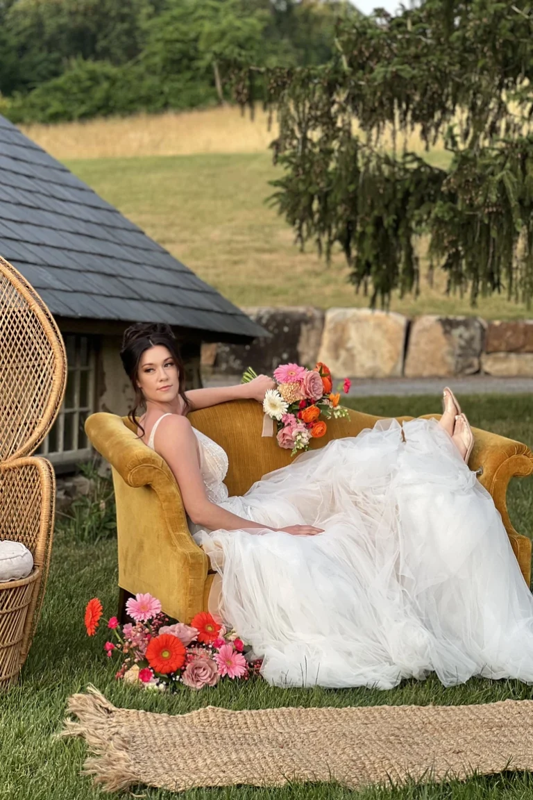 Bridal hair and makeup by Glam with Sam & Co.